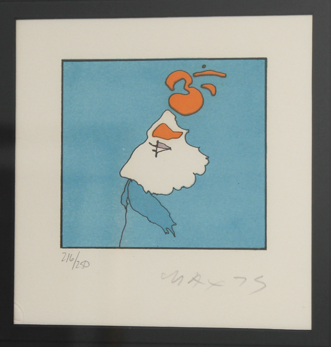 Peter Max Limited Edition Lithograph "Being God"