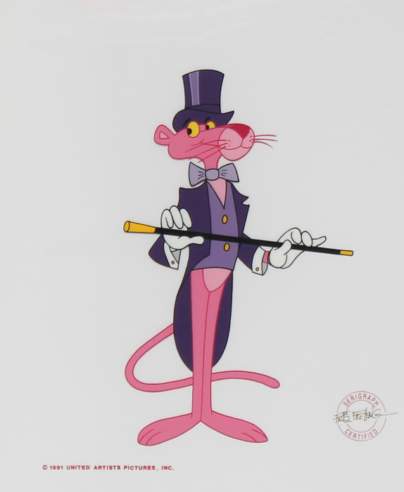 Isadore "Friz" Freleng Serigraph "Pink Panther"