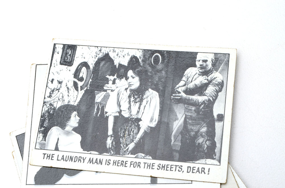 1973 “You Will Die Laughing” Universal Monsters Trading Cards