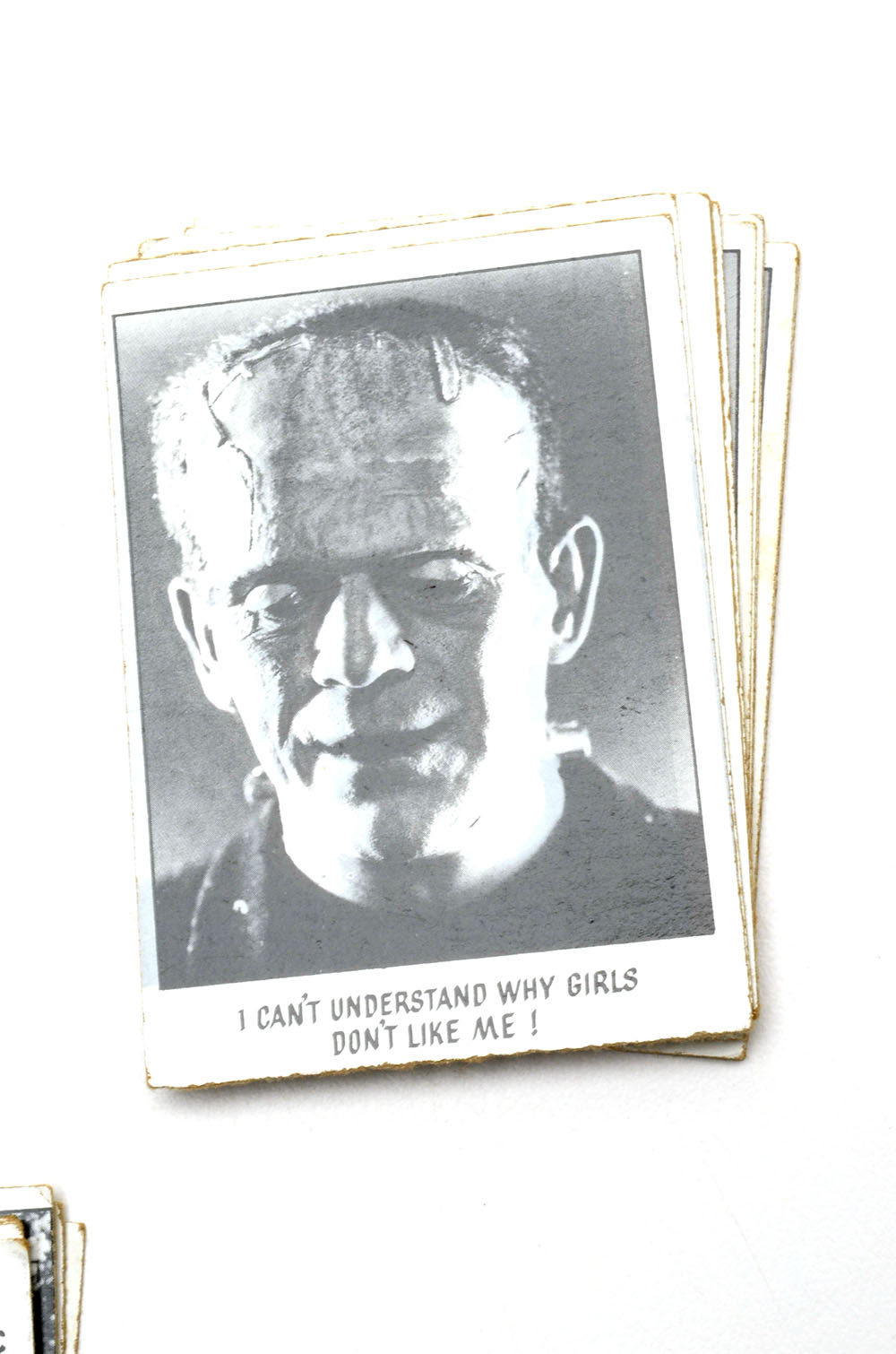 1973 “You Will Die Laughing” Universal Monsters Trading Cards