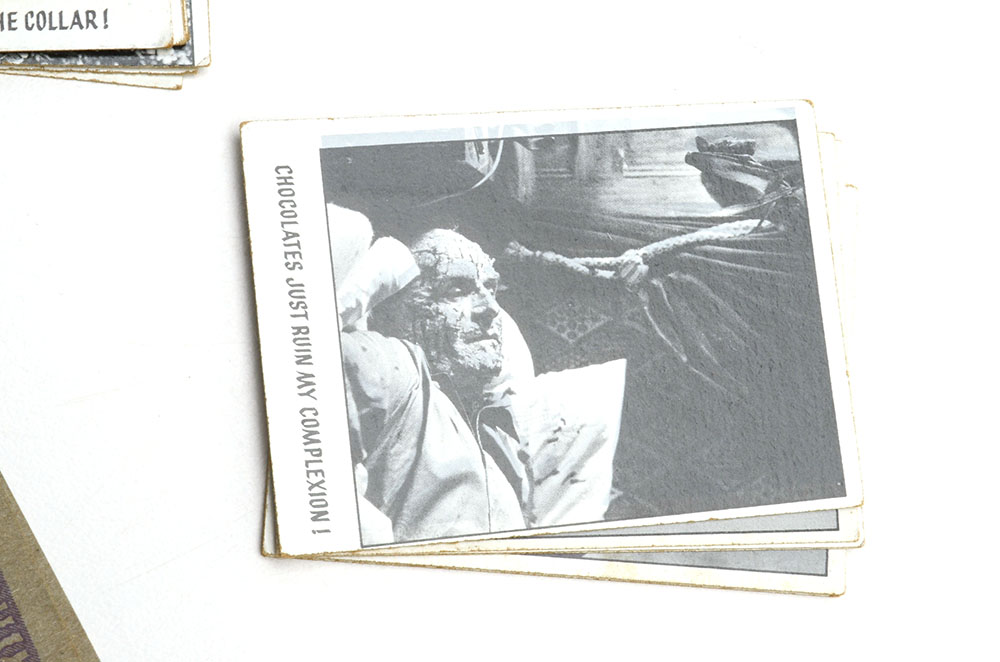 1973 “You Will Die Laughing” Universal Monsters Trading Cards