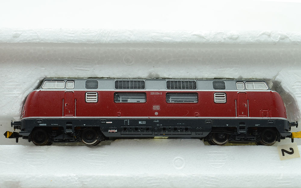 Group of European Train Cars and Diesel Engines in N Gauge