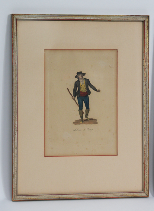 Pair of Hand-Colored Engravings