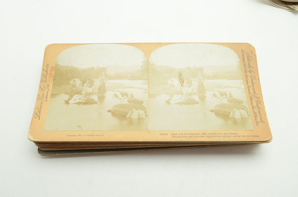 Tony LeVier P-38 L-5 Airplane Photographs and Stereoscope Cards