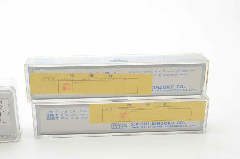 Group of Four N-Gauge British Style Locomotives