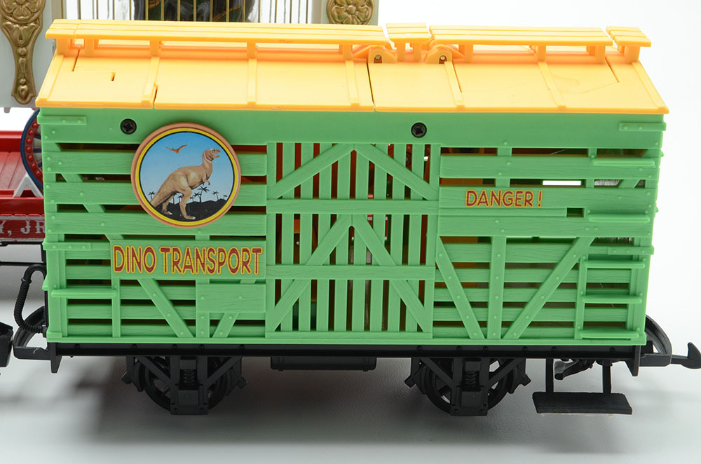 Group of Three Garden Scale Train Cars