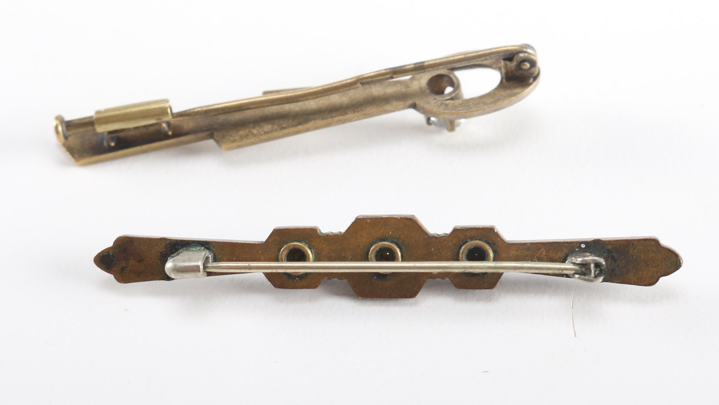 Vintage Brooches and Art Nouveau Mirror Pendant