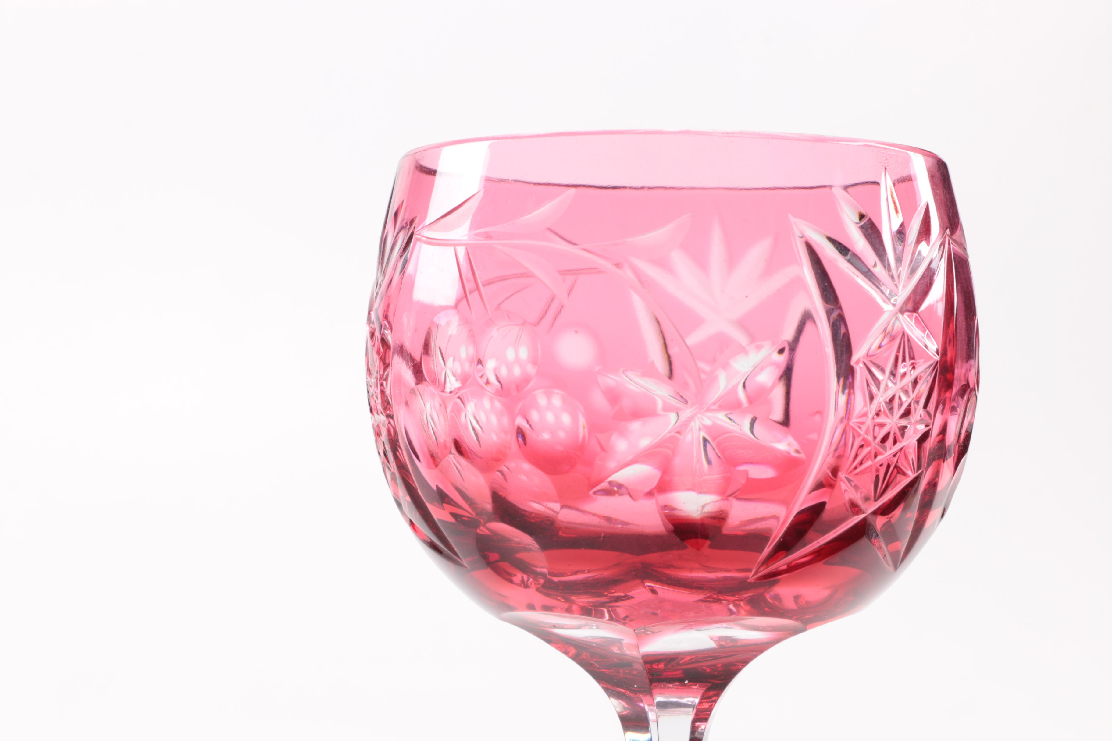 Cranberry Colored Glassware and More