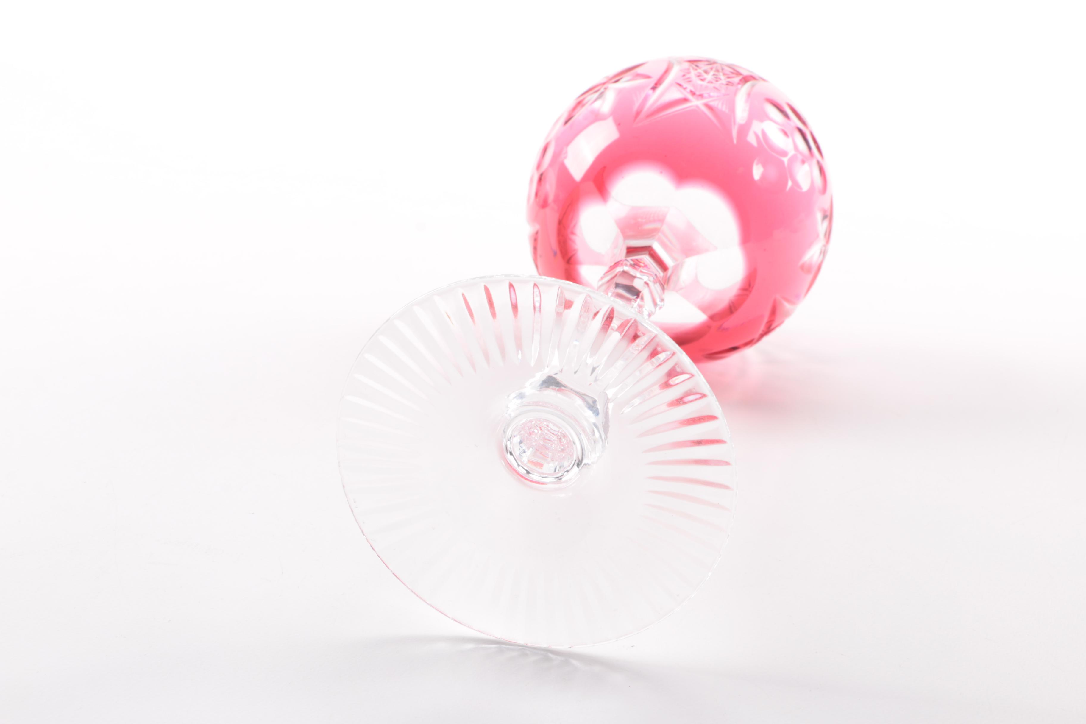 Cranberry Colored Glassware and More