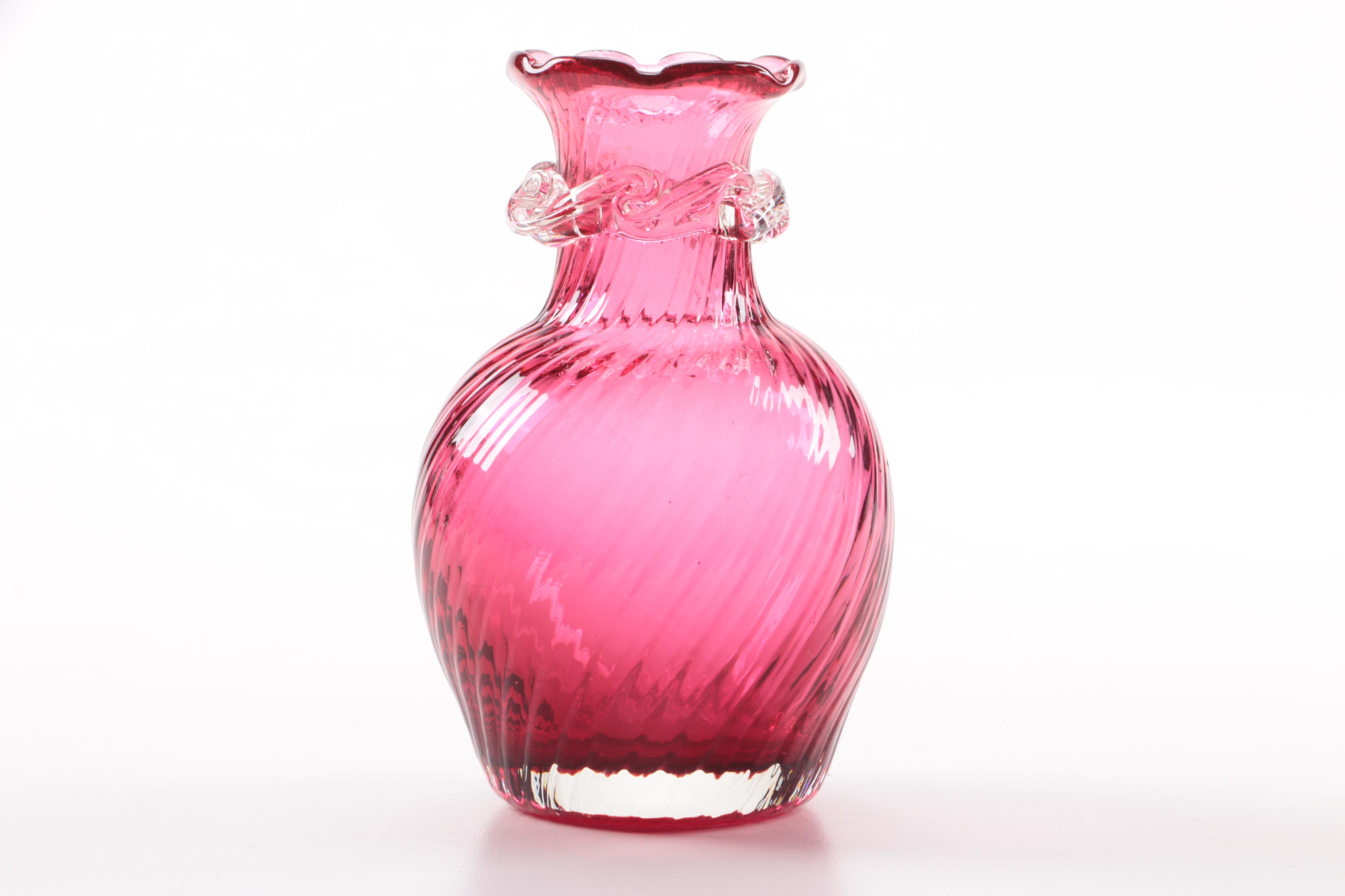 Cranberry Colored Glassware and More