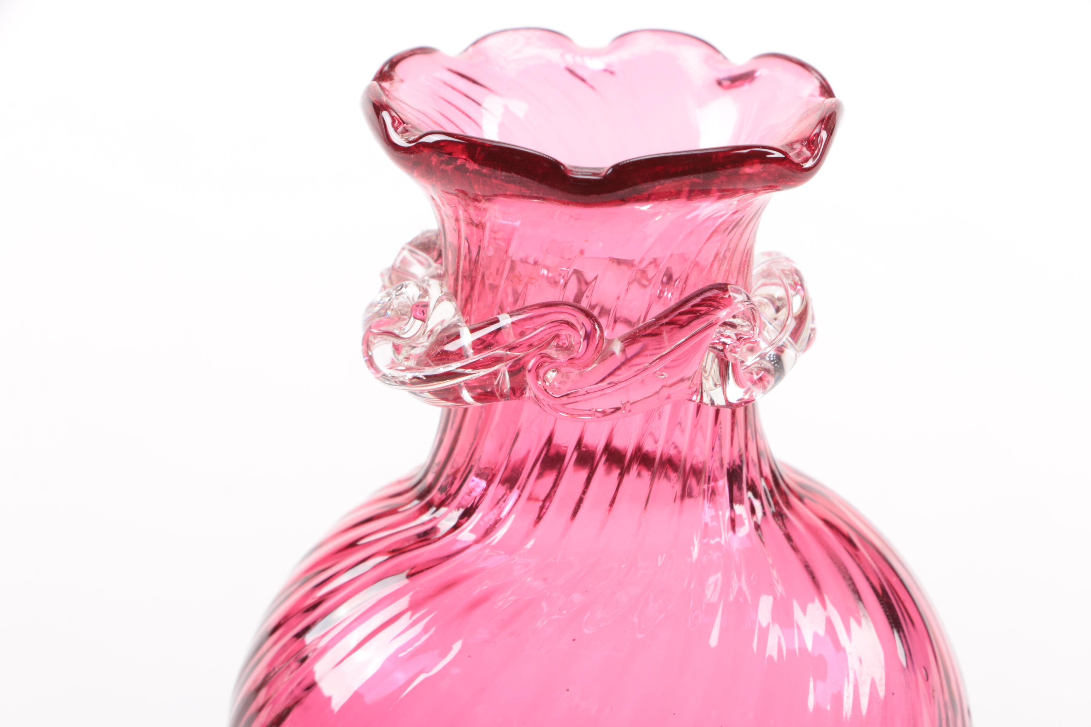 Cranberry Colored Glassware and More