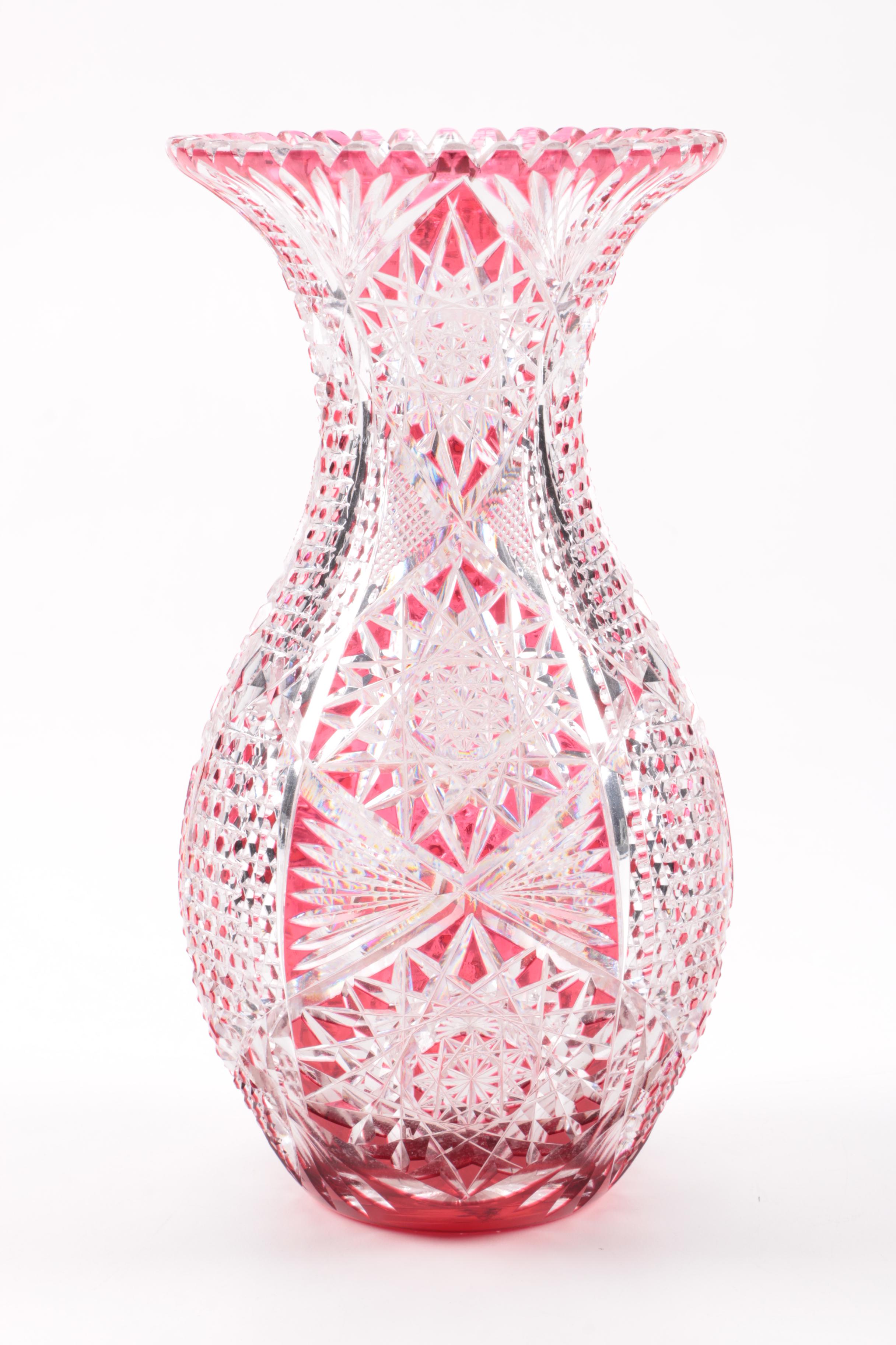 Cranberry Colored Glassware and More