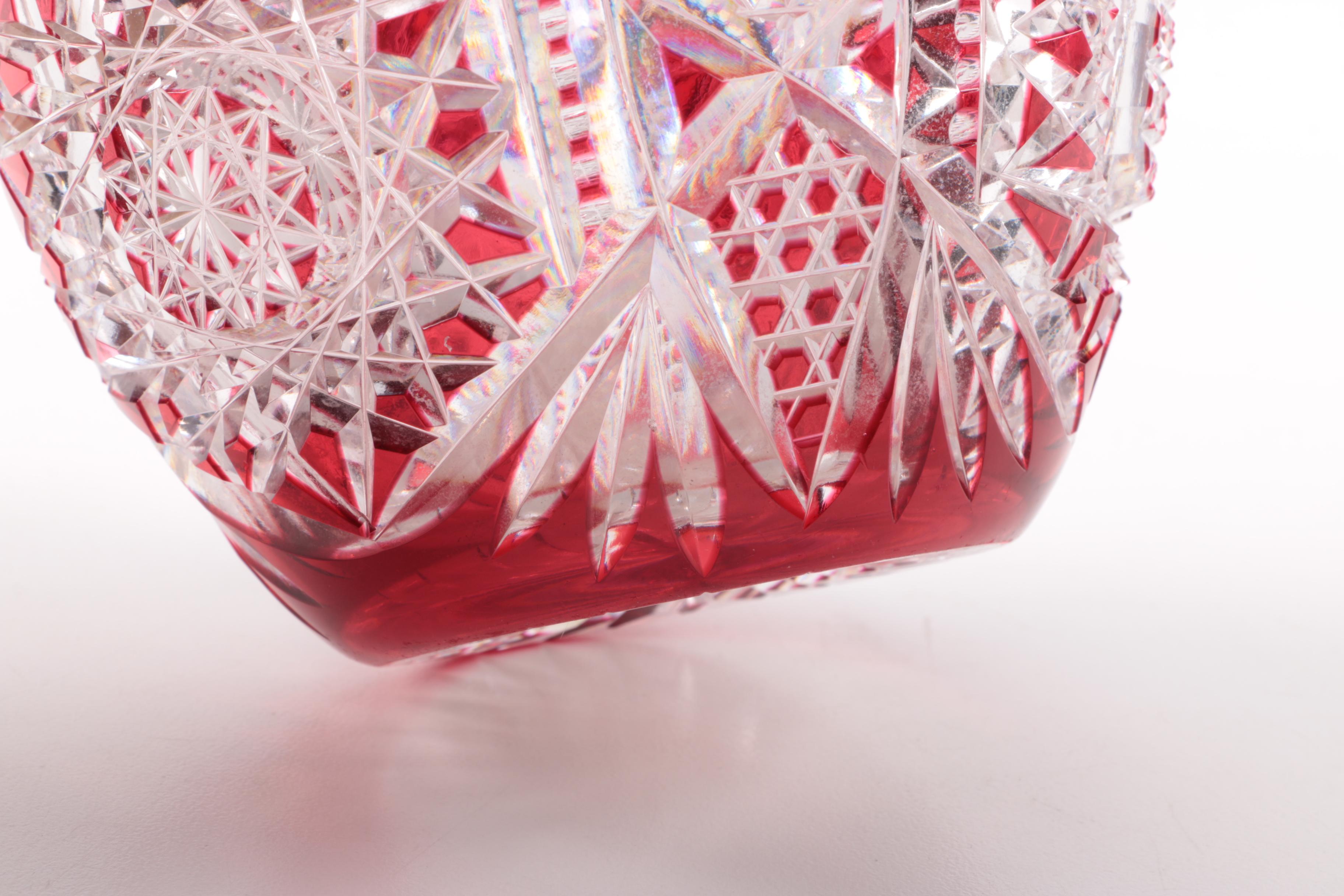 Cranberry Colored Glassware and More