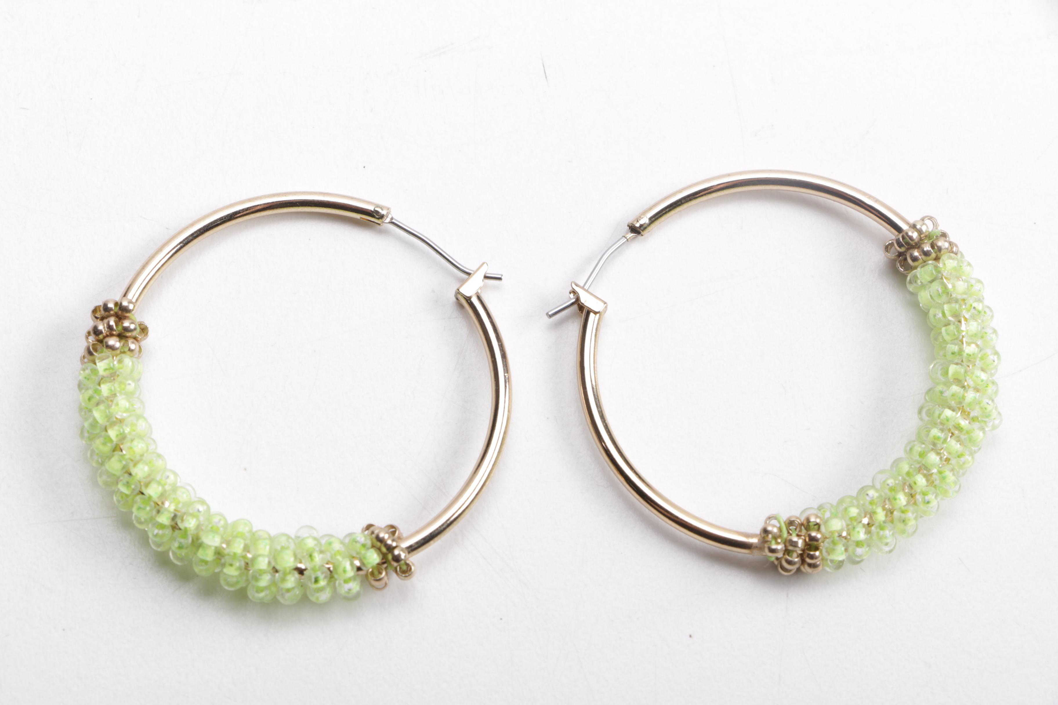 Green and Blue Costume Jewelry Including Chico's