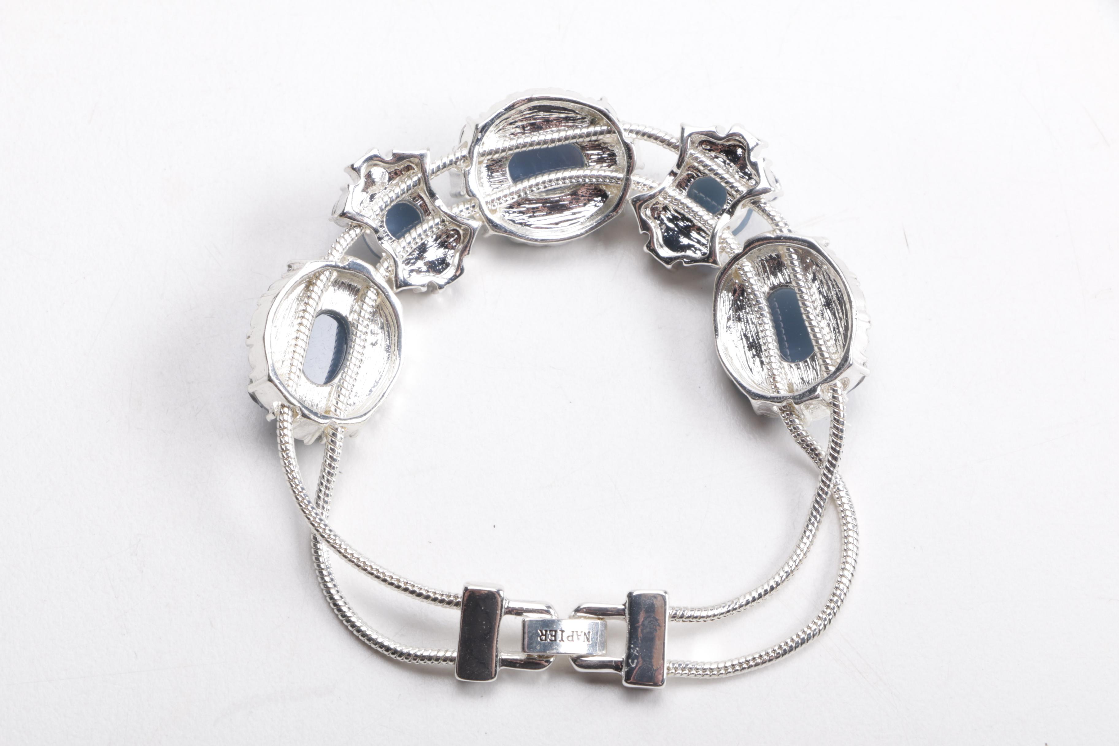 Green and Blue Costume Jewelry Including Chico's