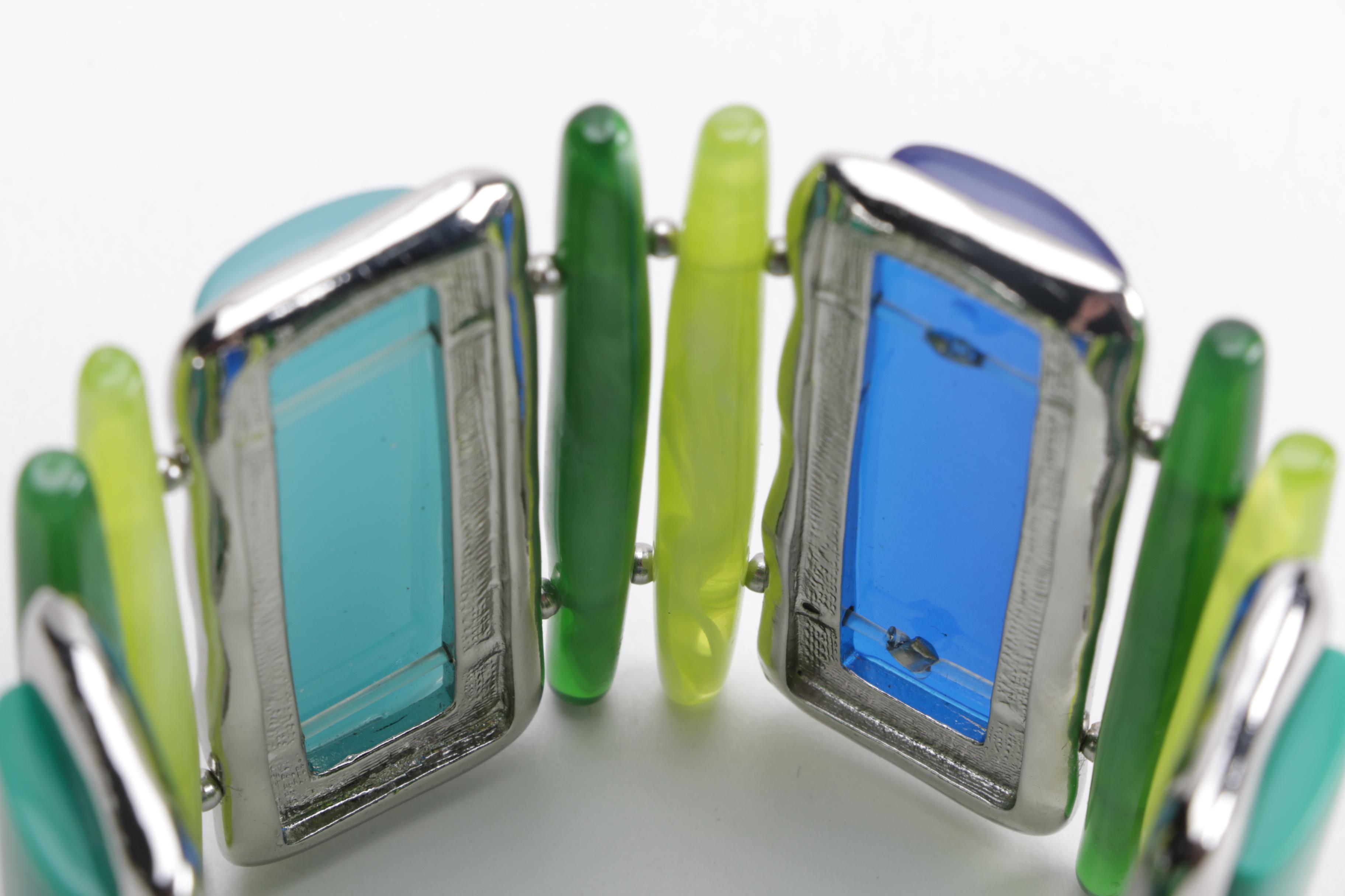 Green and Blue Costume Jewelry Including Chico's