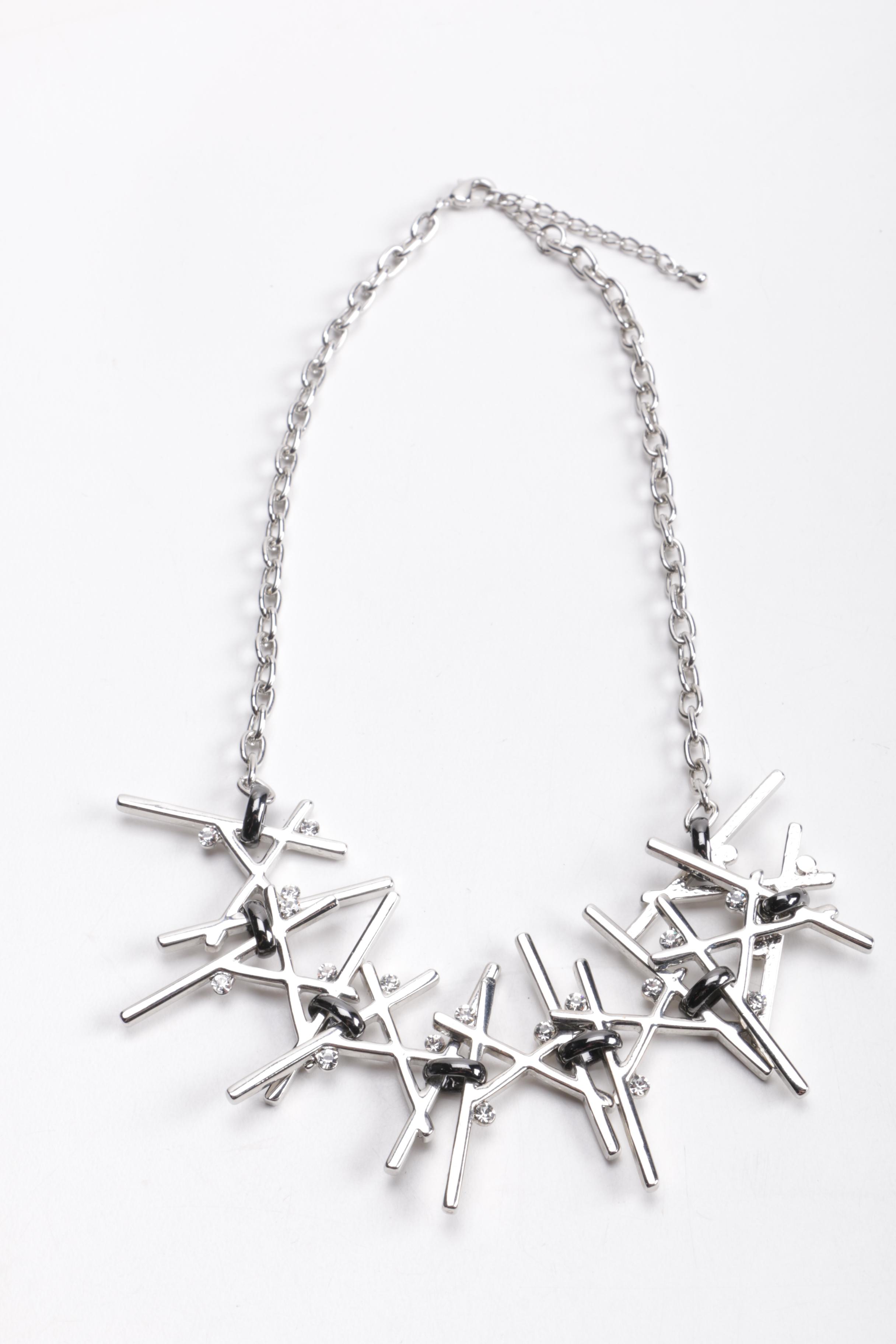 Green and Blue Costume Jewelry Including Chico's