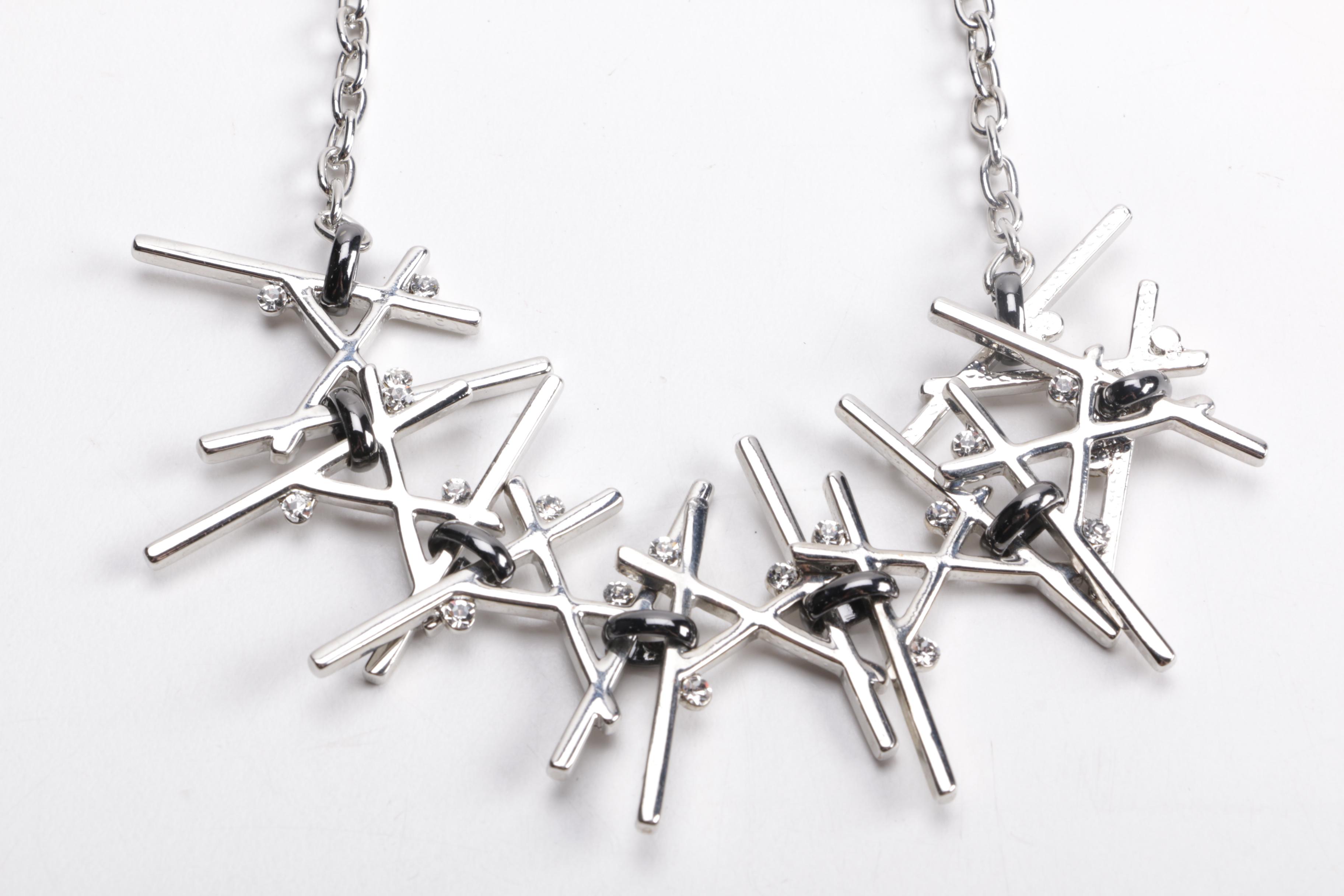 Green and Blue Costume Jewelry Including Chico's