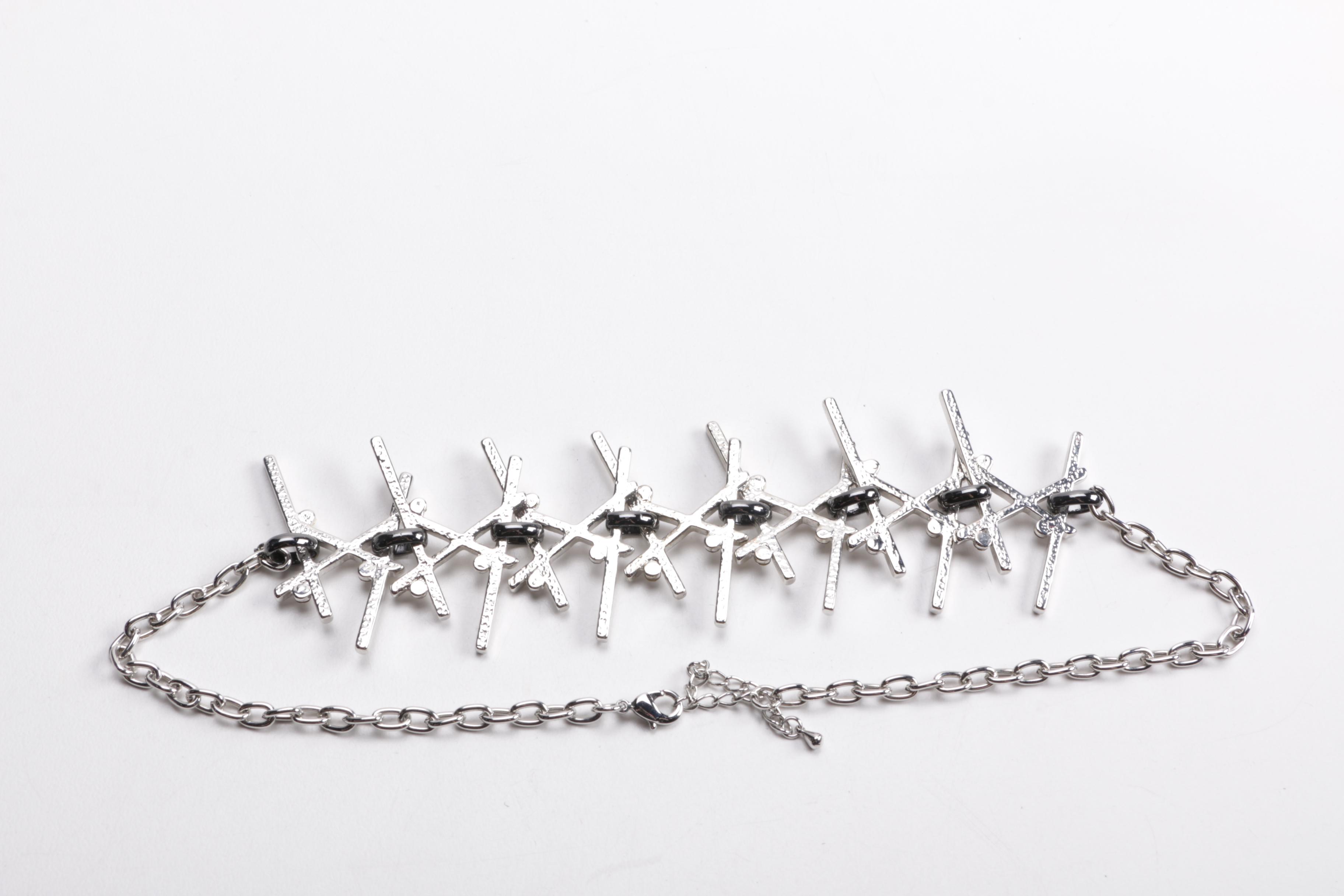 Green and Blue Costume Jewelry Including Chico's