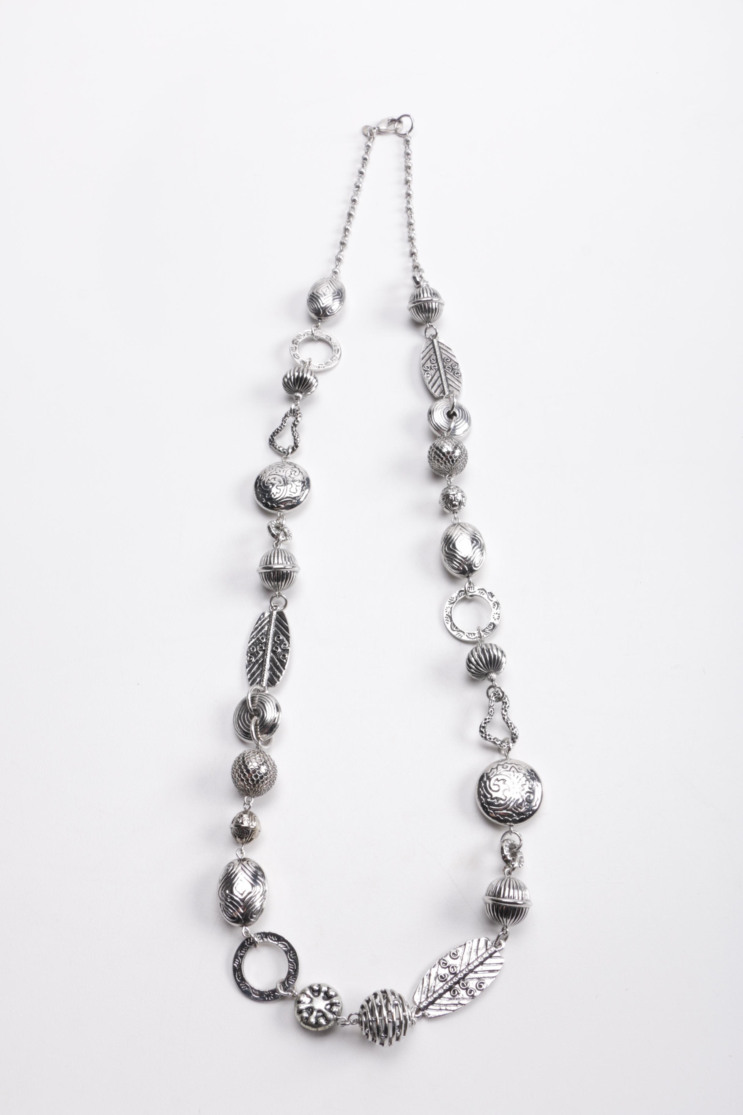 Green and Blue Costume Jewelry Including Chico's