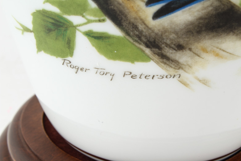 Kaiser Porcelain Vase Roger Tory Peterson "Bluebirds"