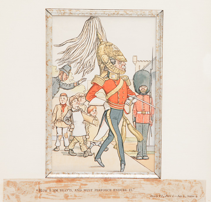 Pair of Bookplates from "Military Misquotes From Shakespeare"