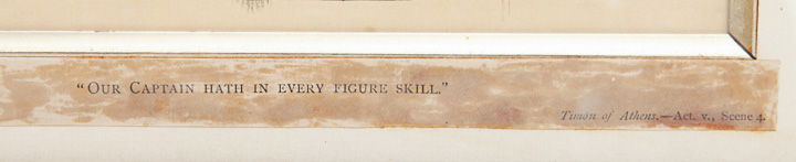 Pair of Bookplates from "Military Misquotes From Shakespeare"