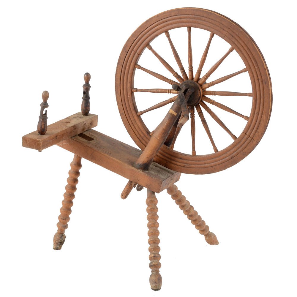 19th Century Spinning Wheel