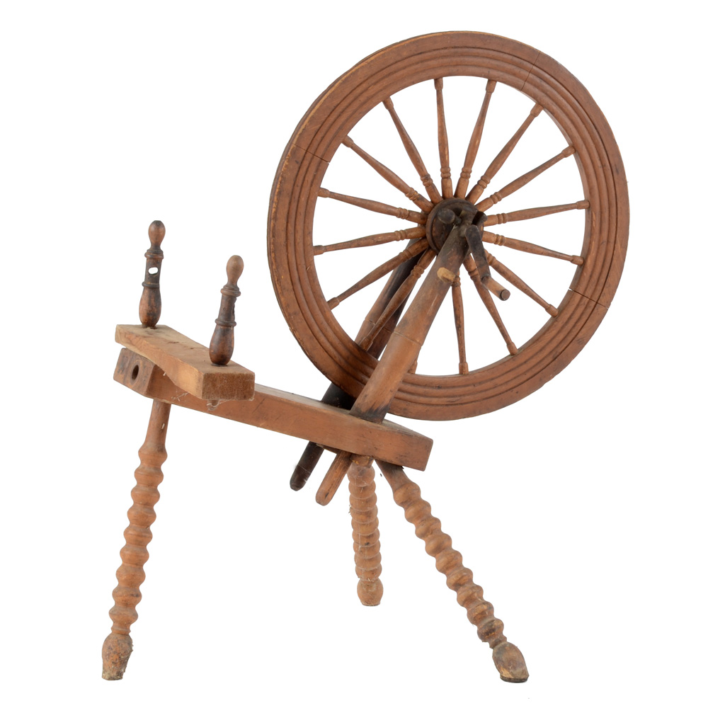 19th Century Spinning Wheel