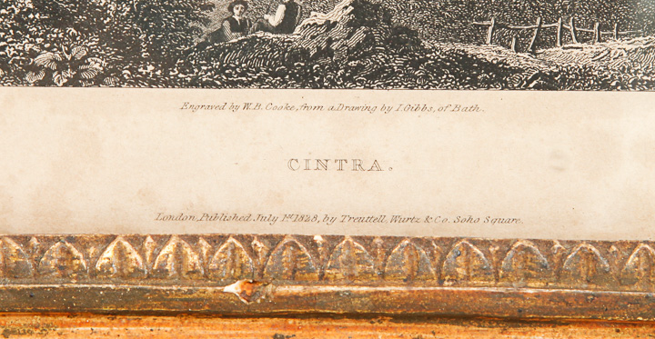 W.B. Cooke Engraving After Work by I. Gibbs "Centra"