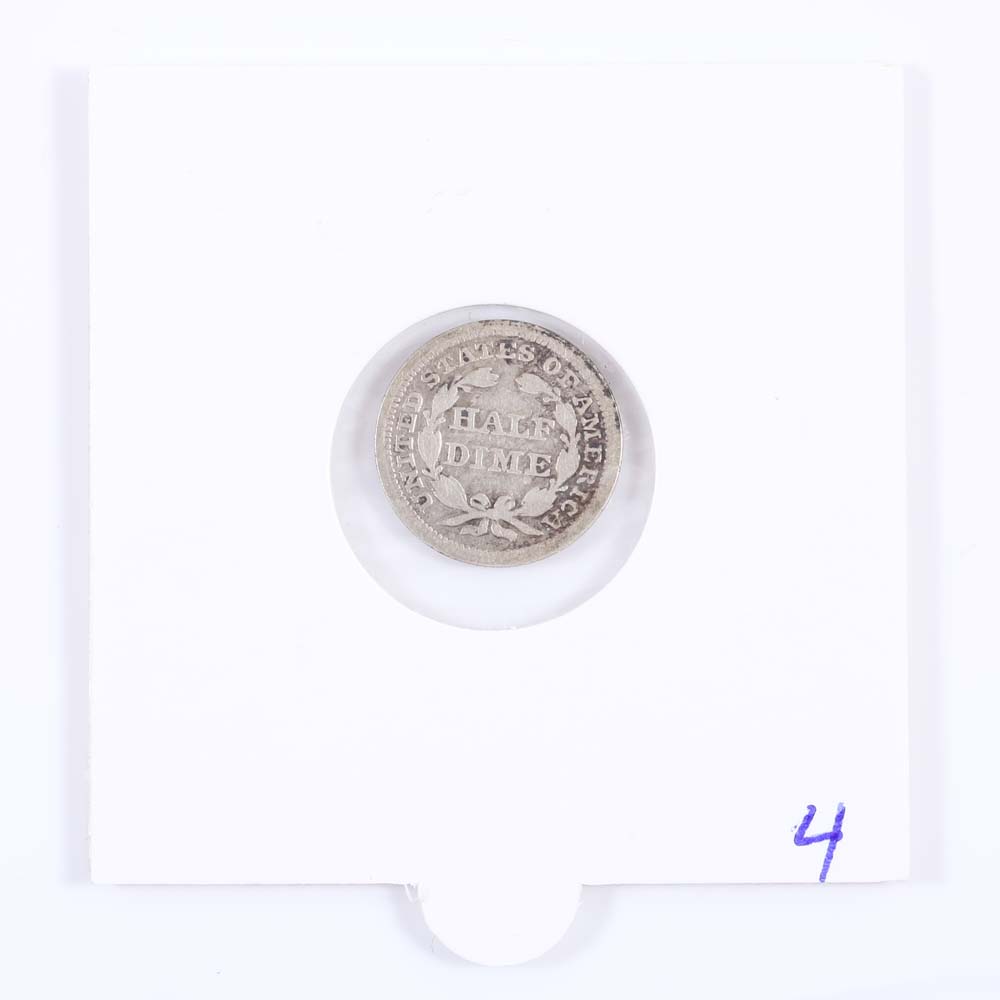 1853 Seated Liberty Half Dime