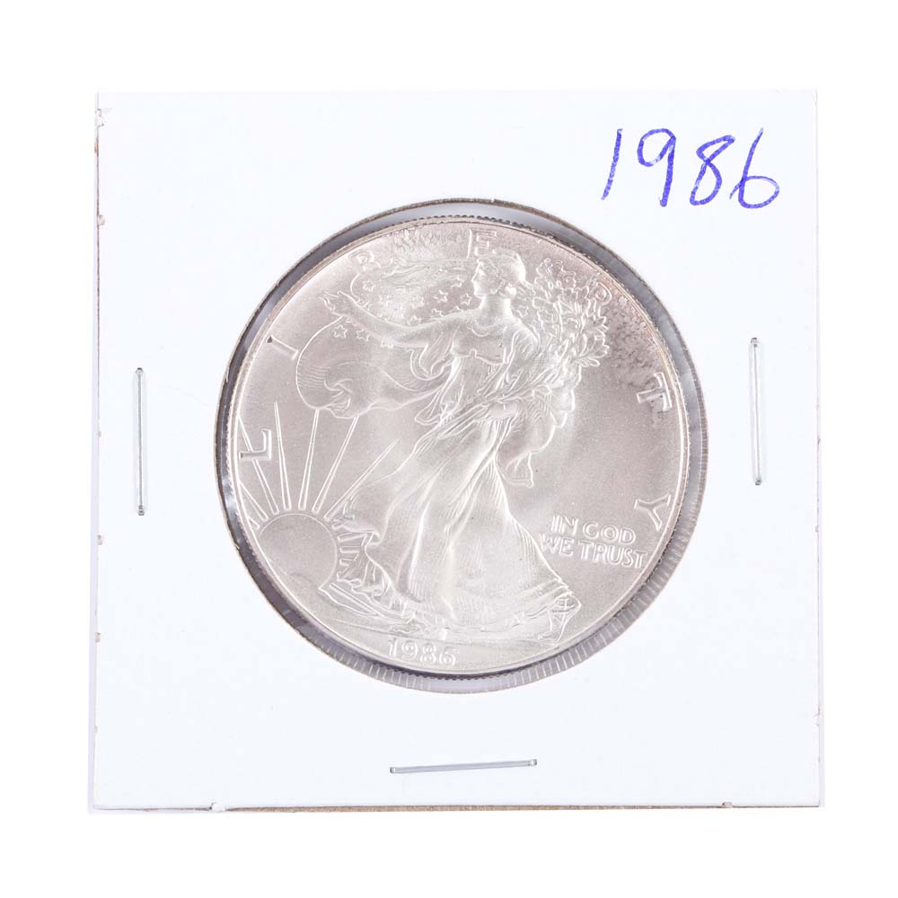 1986 One Dollar U.S. Silver Eagle