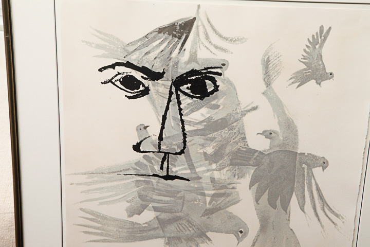 Ben Shahn Limited Edition Lithograph "Birds Over The City"