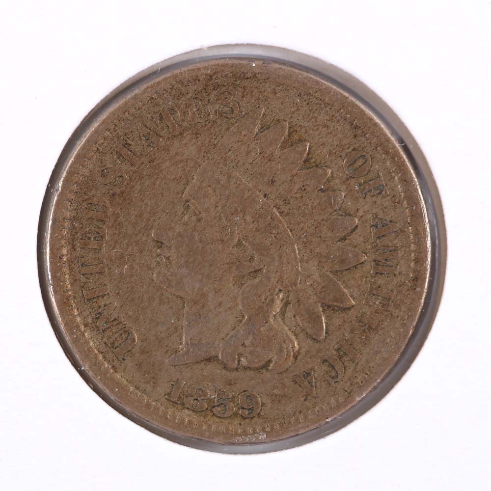 1859 First Year Indian Head Penny