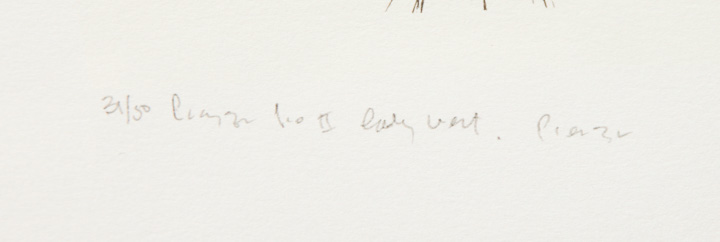 Ray Lecy Limited Edition Lithograph "Plaza Lio II Early West Piazza"