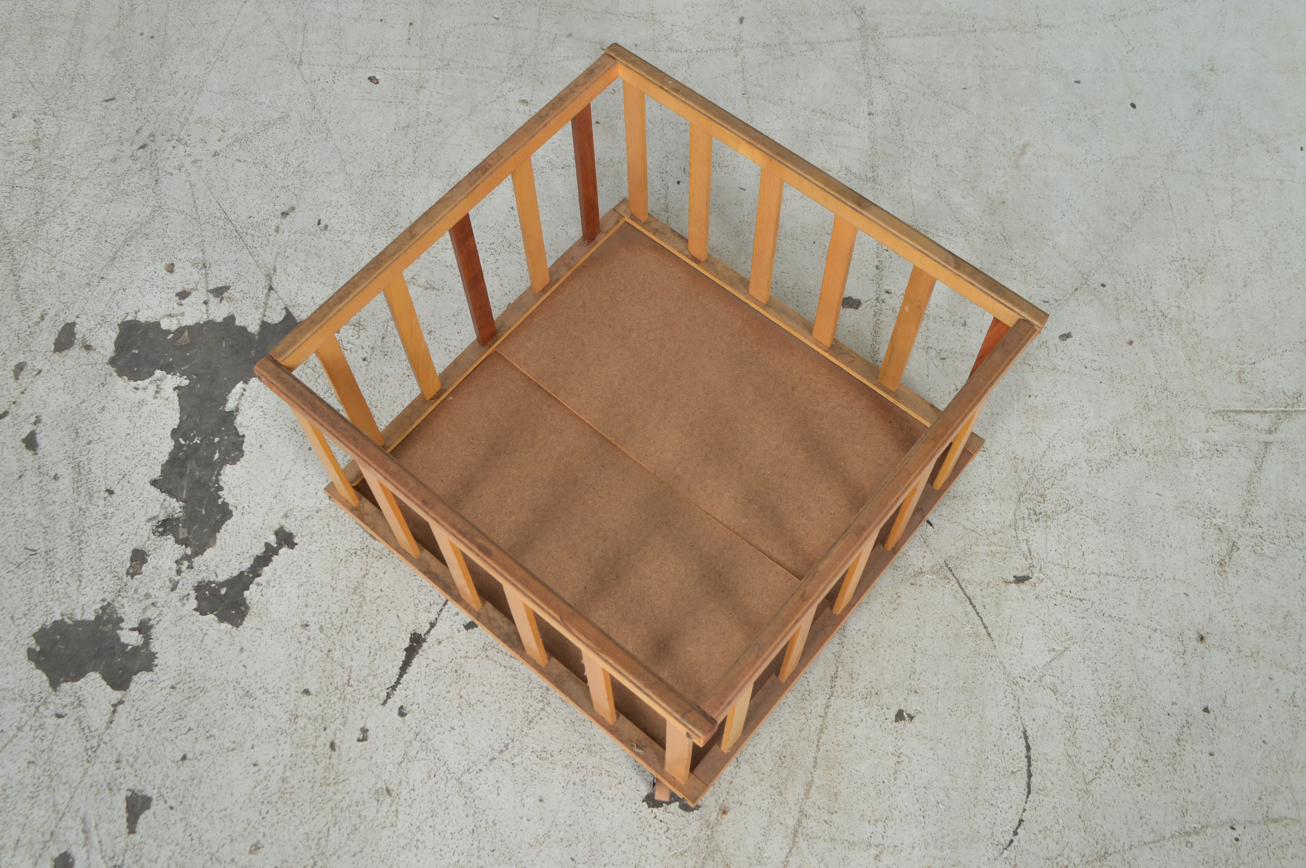 Vintage Wooden Doll Bunk Beds and Playpen