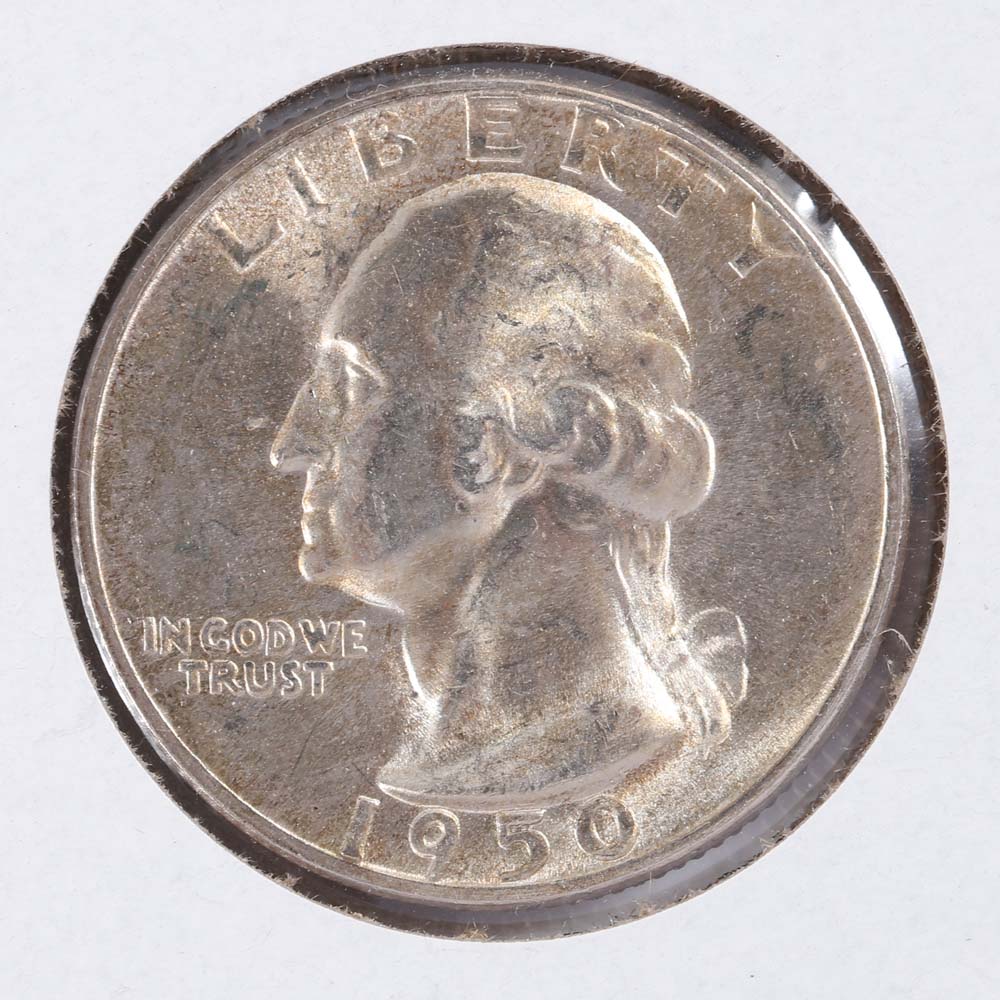 1950-S Silver George Washington Quarter