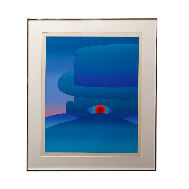 Jean Michel Folon Limited Edition Serigraph "L'Aube"