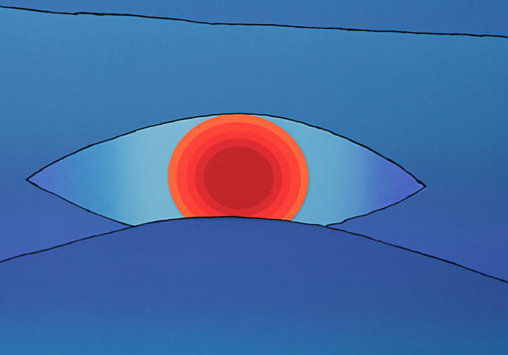 Jean Michel Folon Limited Edition Serigraph "L'Aube"