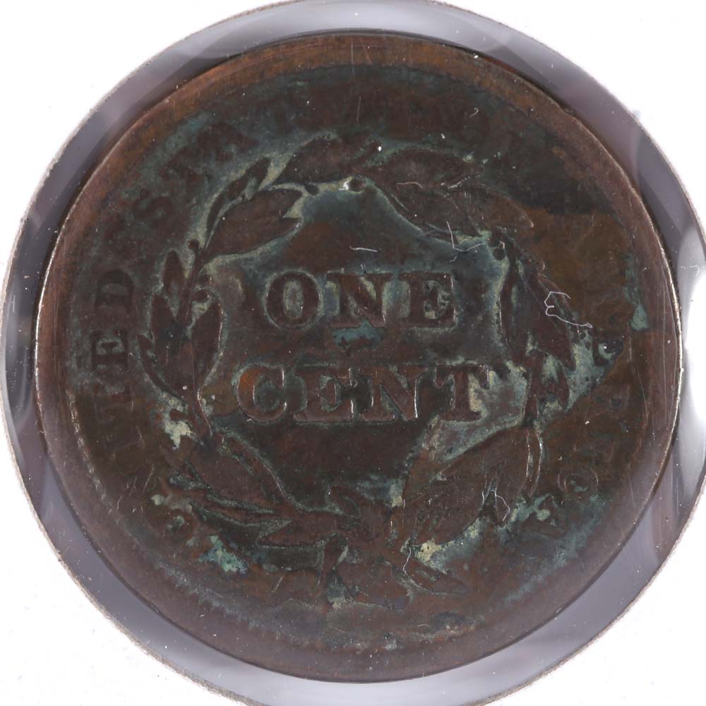 1843 Braided Hair Large Cent