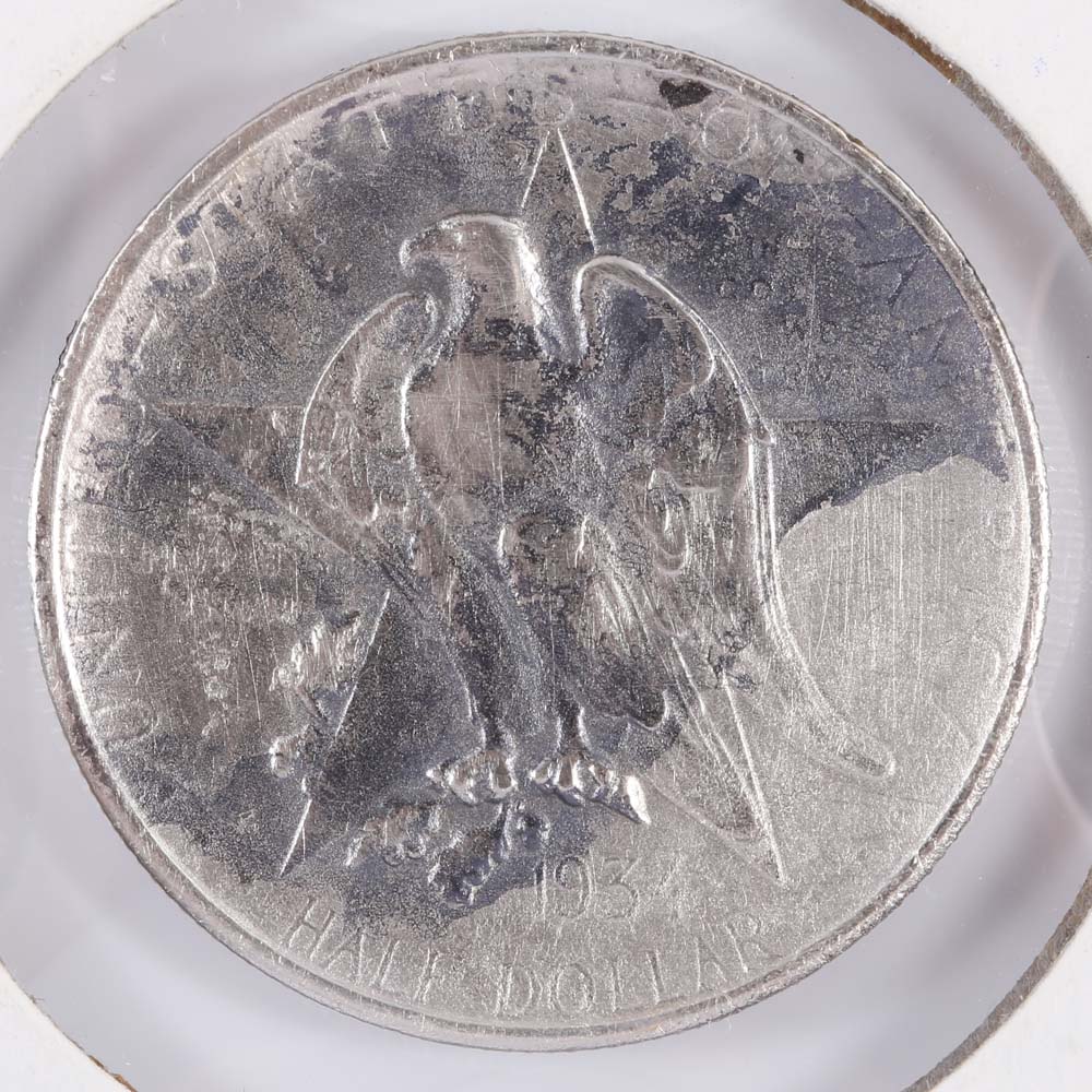 1934 Texas Commemorative Silver Half Dollar
