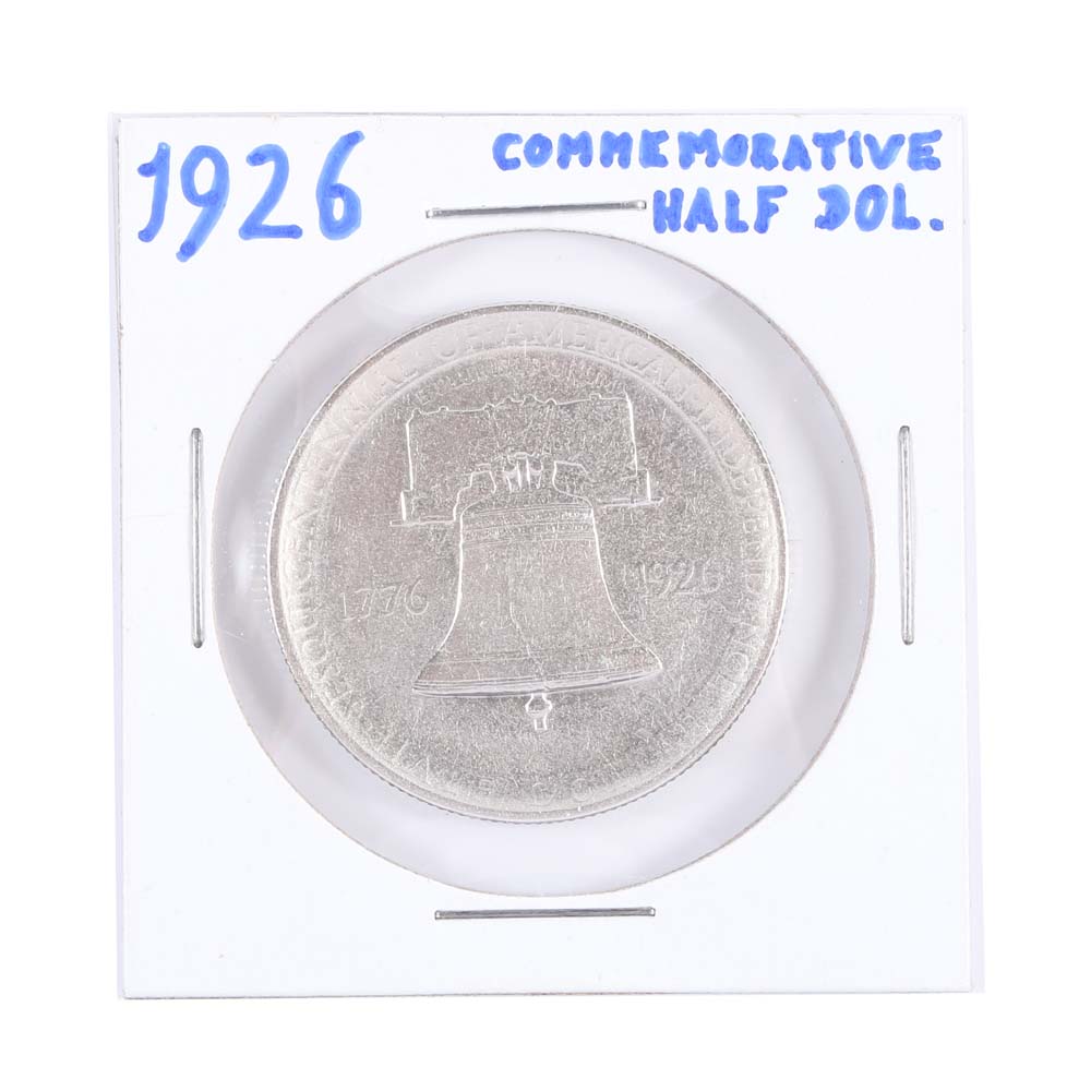 1926 Sesquicentennial Silver Half Dollar Coin
