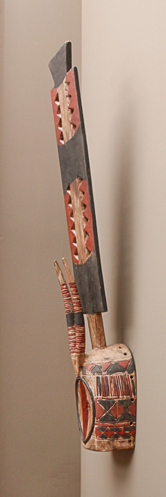 Tribal Style Carved Wood Decorative Mask