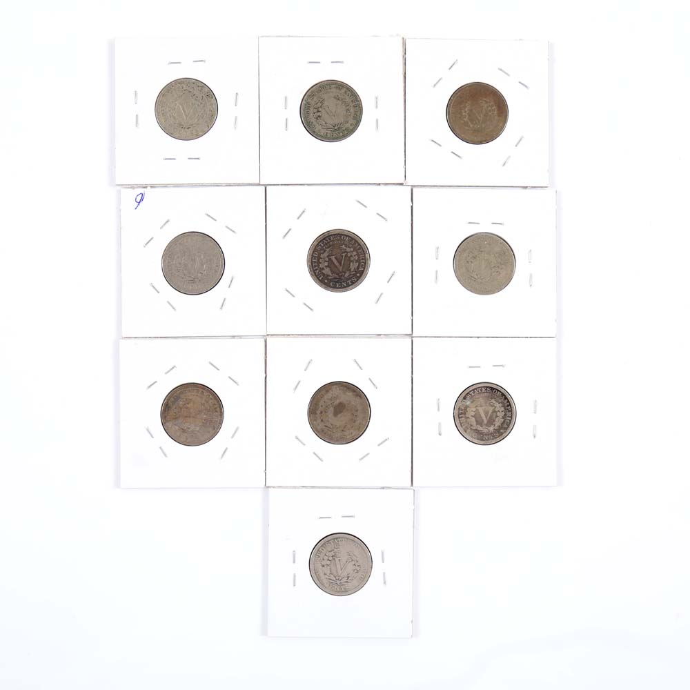 1901-1912 Liberty V Nickels