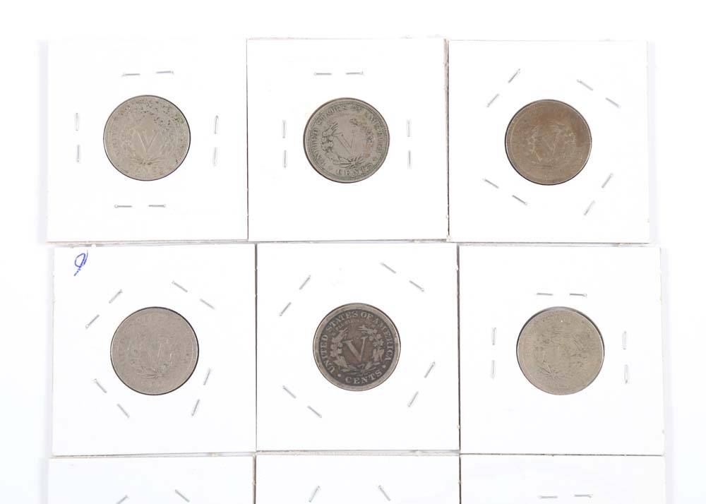 1901-1912 Liberty V Nickels