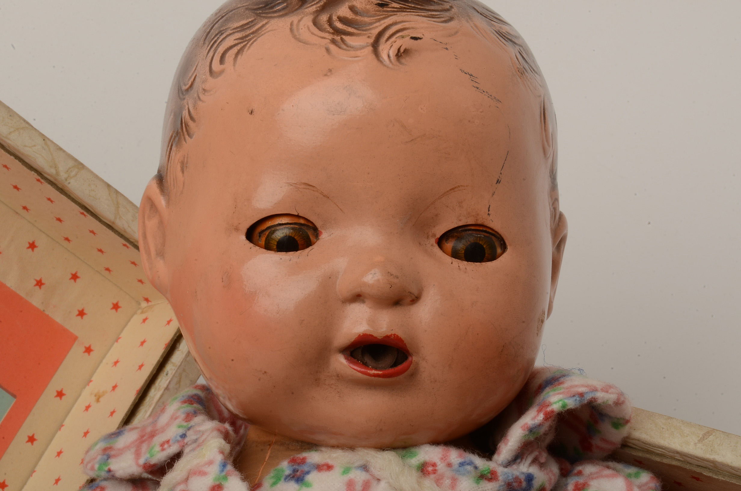 Pair of Effanbee's Dy Dee Doll with Trunk and Accessories