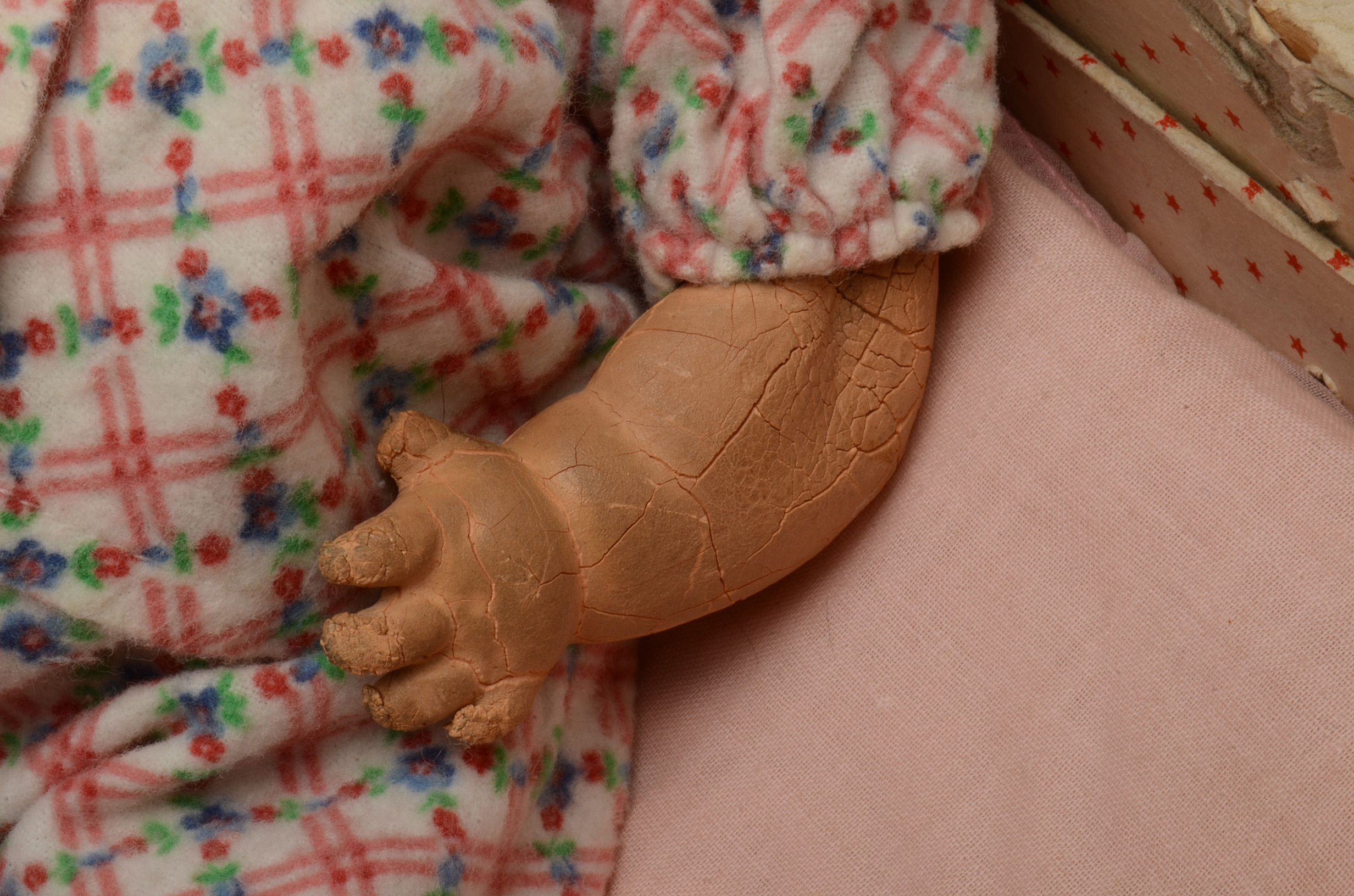 Pair of Effanbee's Dy Dee Doll with Trunk and Accessories