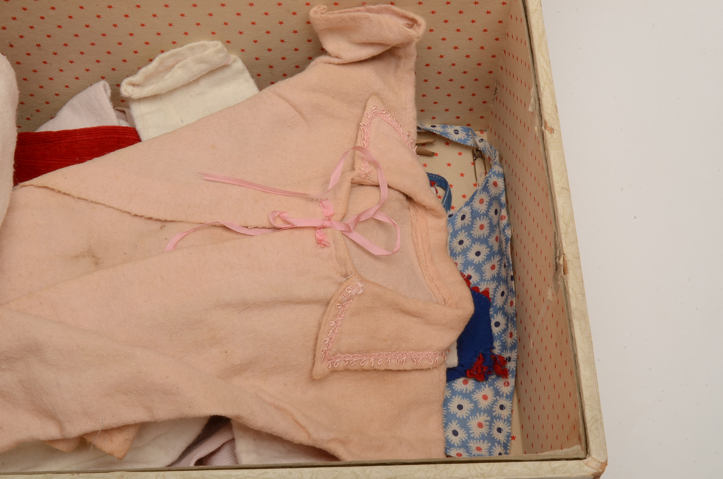 Pair of Effanbee's Dy Dee Doll with Trunk and Accessories