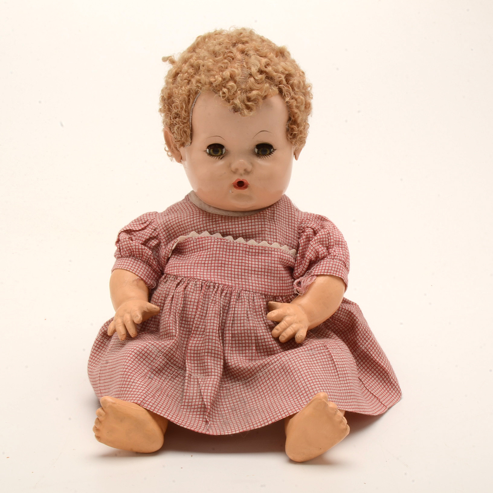 Pair of Effanbee's Dy Dee Doll with Trunk and Accessories