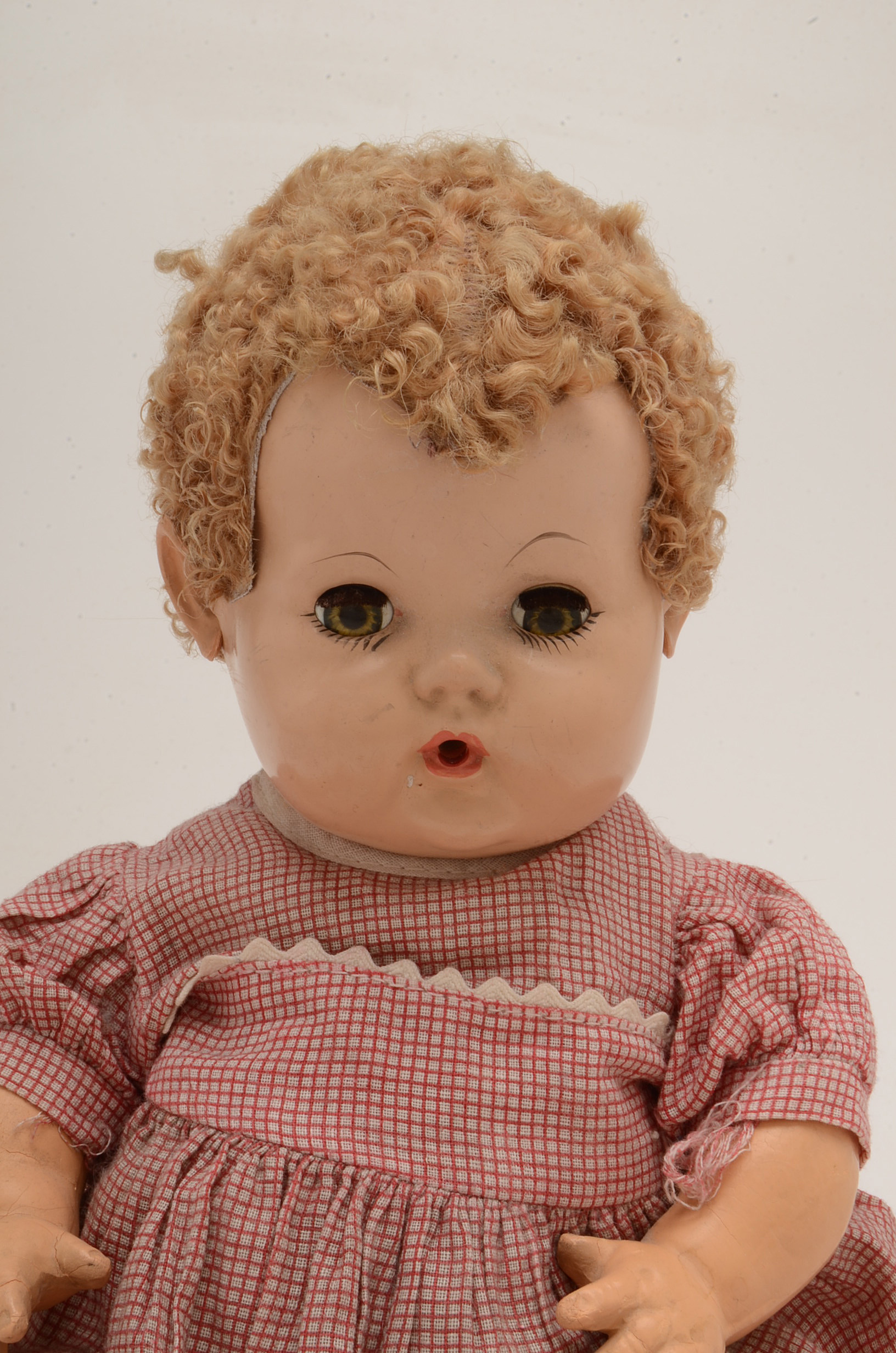 Pair of Effanbee's Dy Dee Doll with Trunk and Accessories